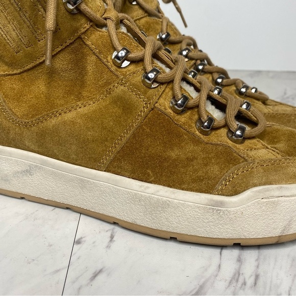 Marc Fisher Mally High Top Tan Suede Sneaker 8 1/2 - Picture 10 of 14